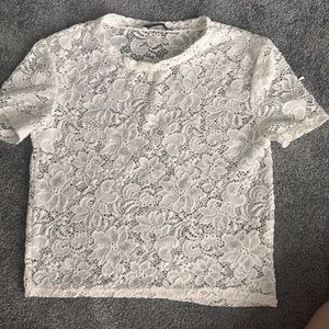 Zara lace shirt worn few times small size